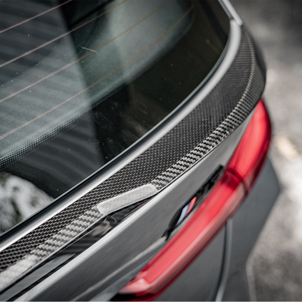 Sooqoo Pre Pregged Dry Carbon Mid Spoiler for BMW 3 Series G21 / M3 G81 Wagon 2019+