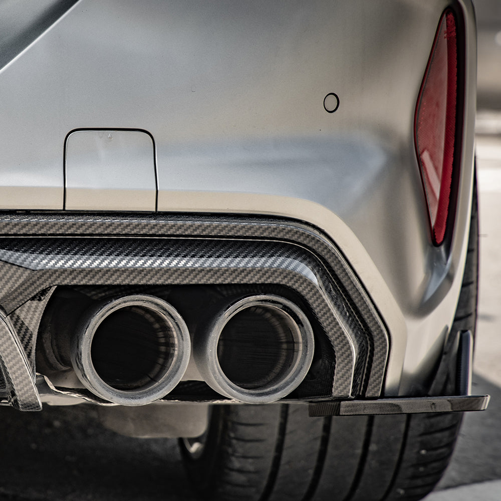 Sooqoo Pre Pregged Dry Carbon Fiber Rear Diffuser for BMW M8 F91 F92