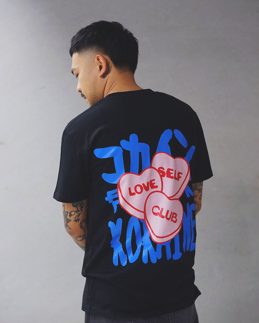 Self Love Club - Candy T Shirt // Black