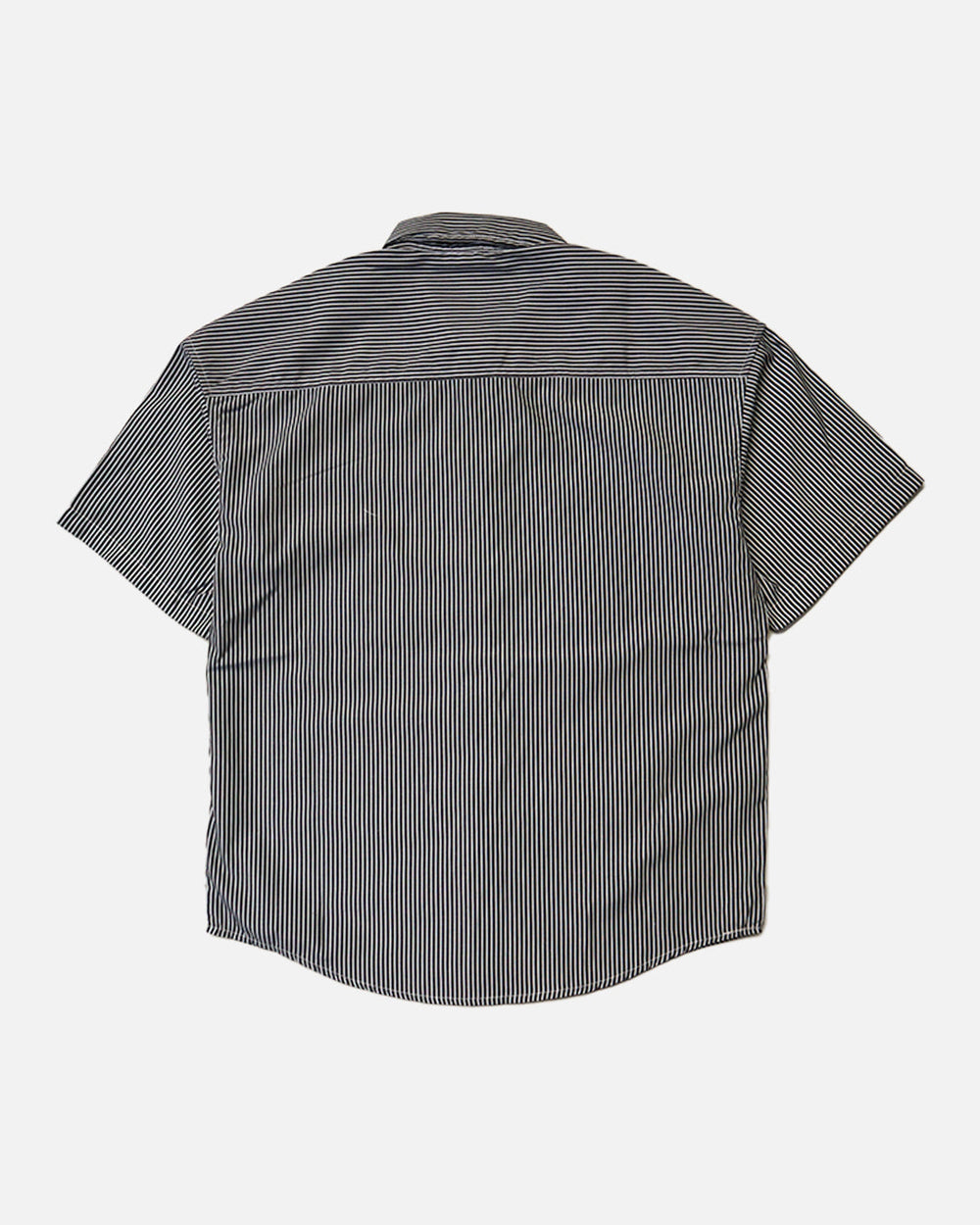 Stripe "Logo" Button Up Shirt ///