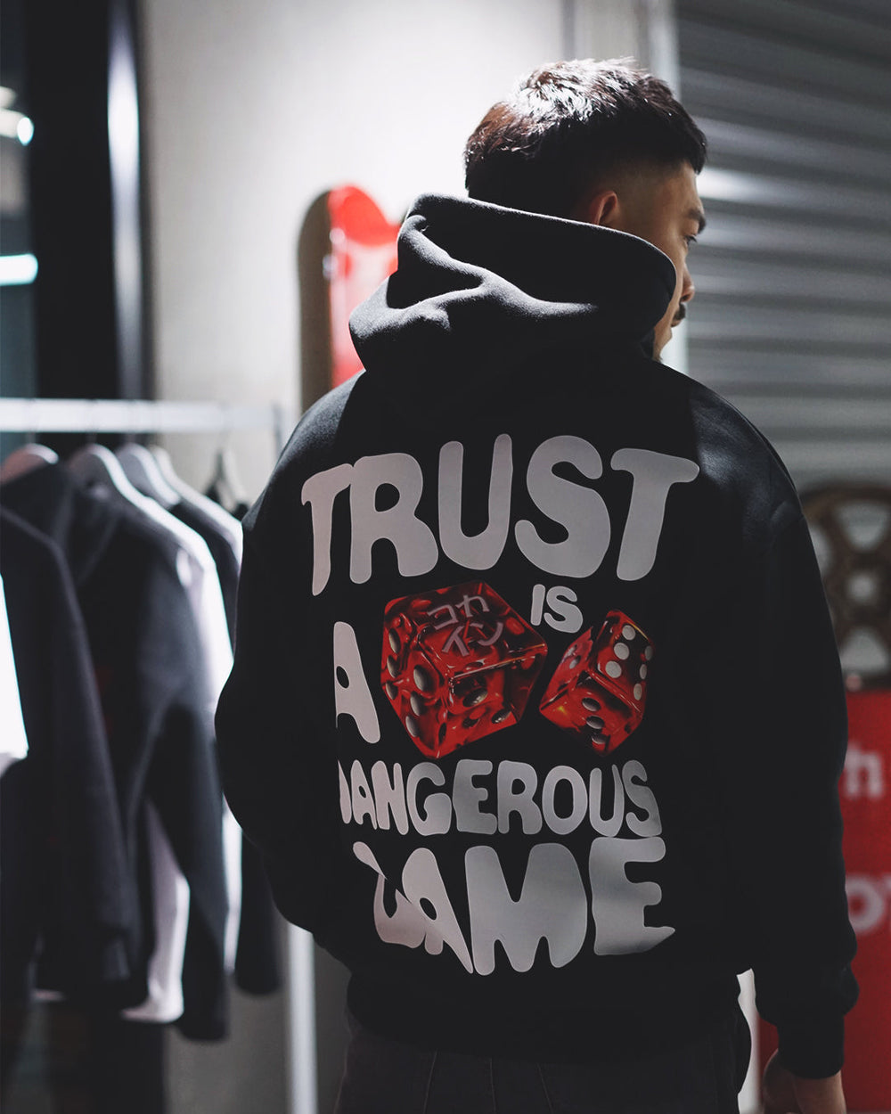 Trust Is A Dangerous Game Hoodie // BLACK