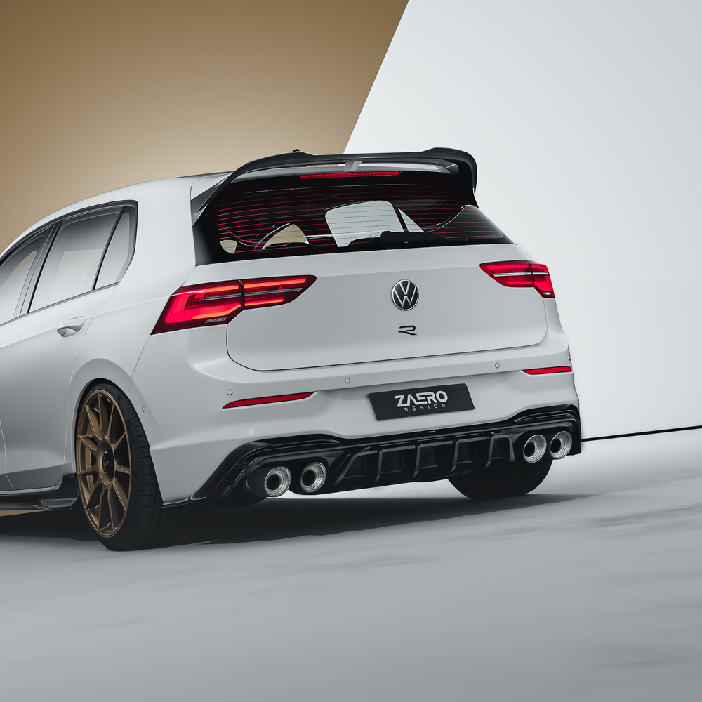 EVO-1 Rear Spoiler for Volkswagen Golf MK8 GTI Clubsport & R MK8 MK8.5 2021+