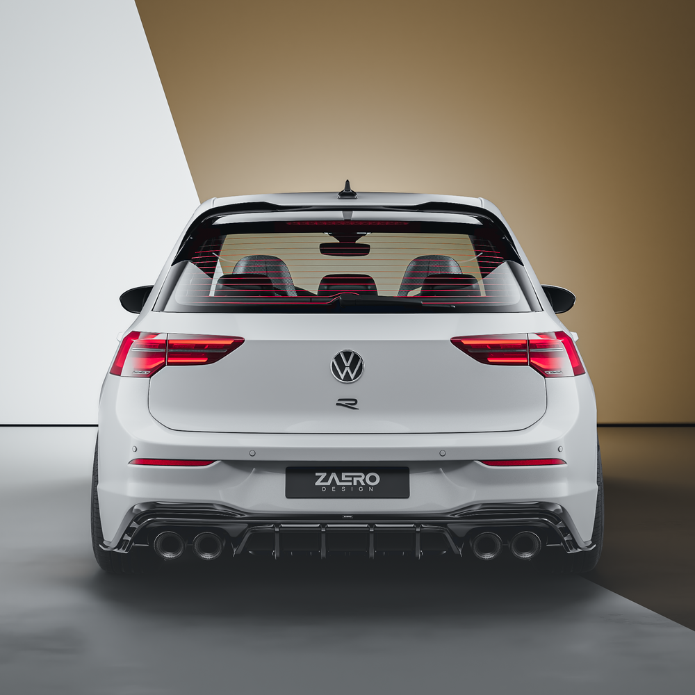 EVO-1 Rear Spoiler for Volkswagen Golf MK8 GTI Clubsport & R MK8 MK8.5 2021+
