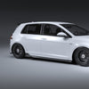 EVO-1 Side Splitters for Volkswagen Golf MK7/7.5 TSI, GTI & R 2014-2021