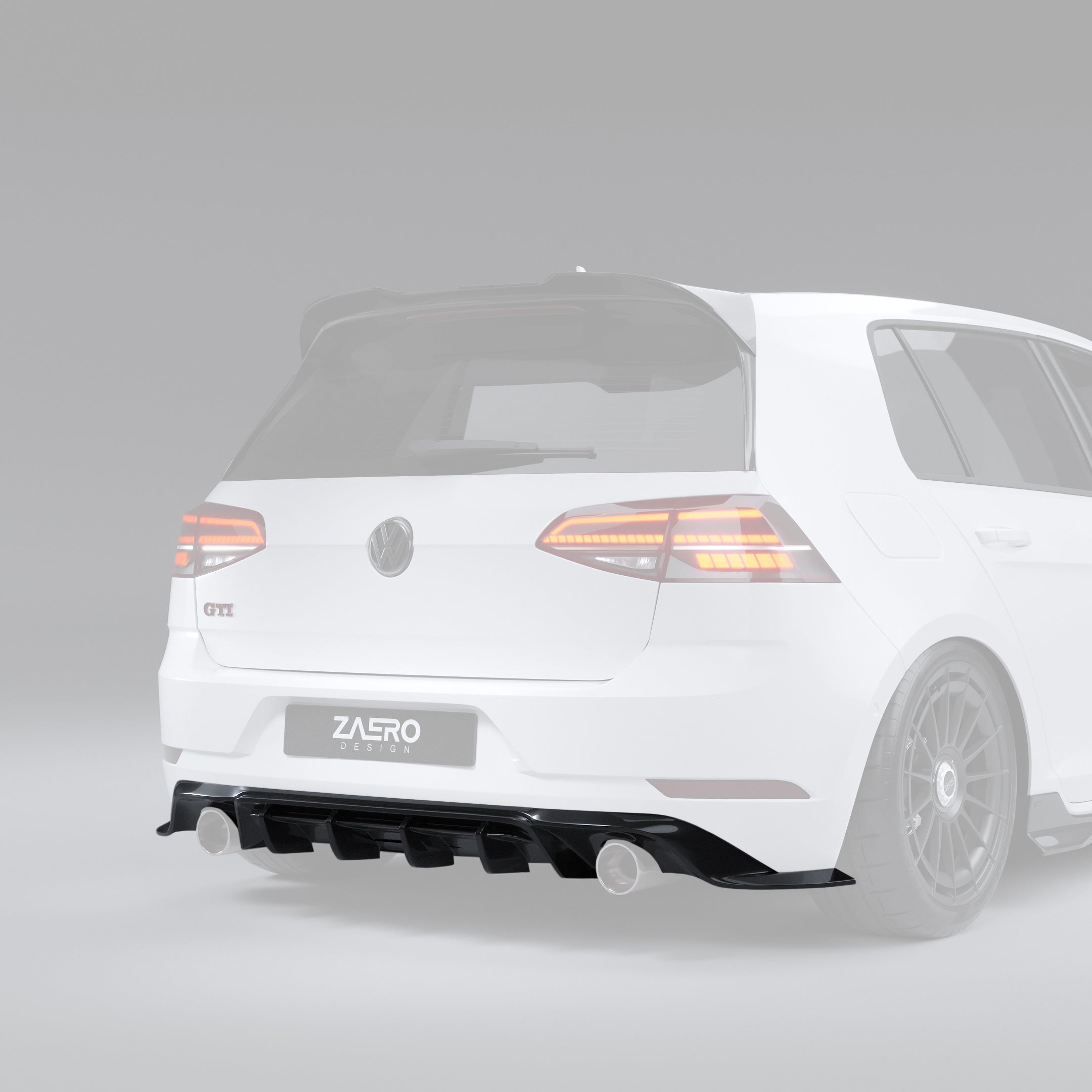 EVO-1 Rear Diffuser for Volkswagen Golf GTI MK7.5 2018-2021