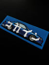 "S13" Silvia Blue Patch Hoodie // BLACK
